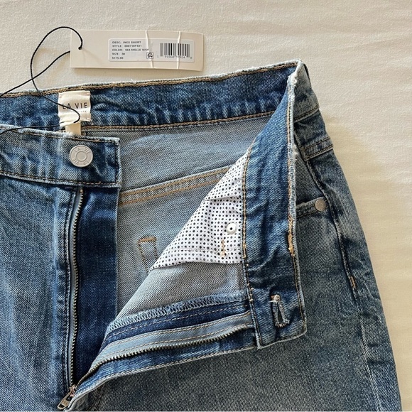 La Vie Rebecca Taylor Ines Shorts in Moselle Wash - Picture 9 of 15